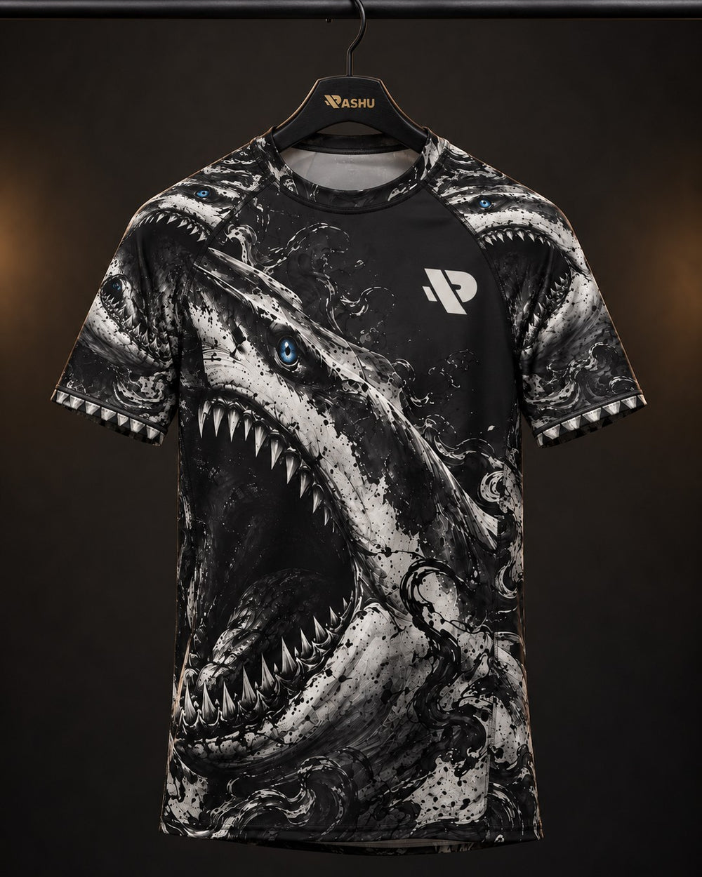 Rash guard Grand Blanc manches courtes homme