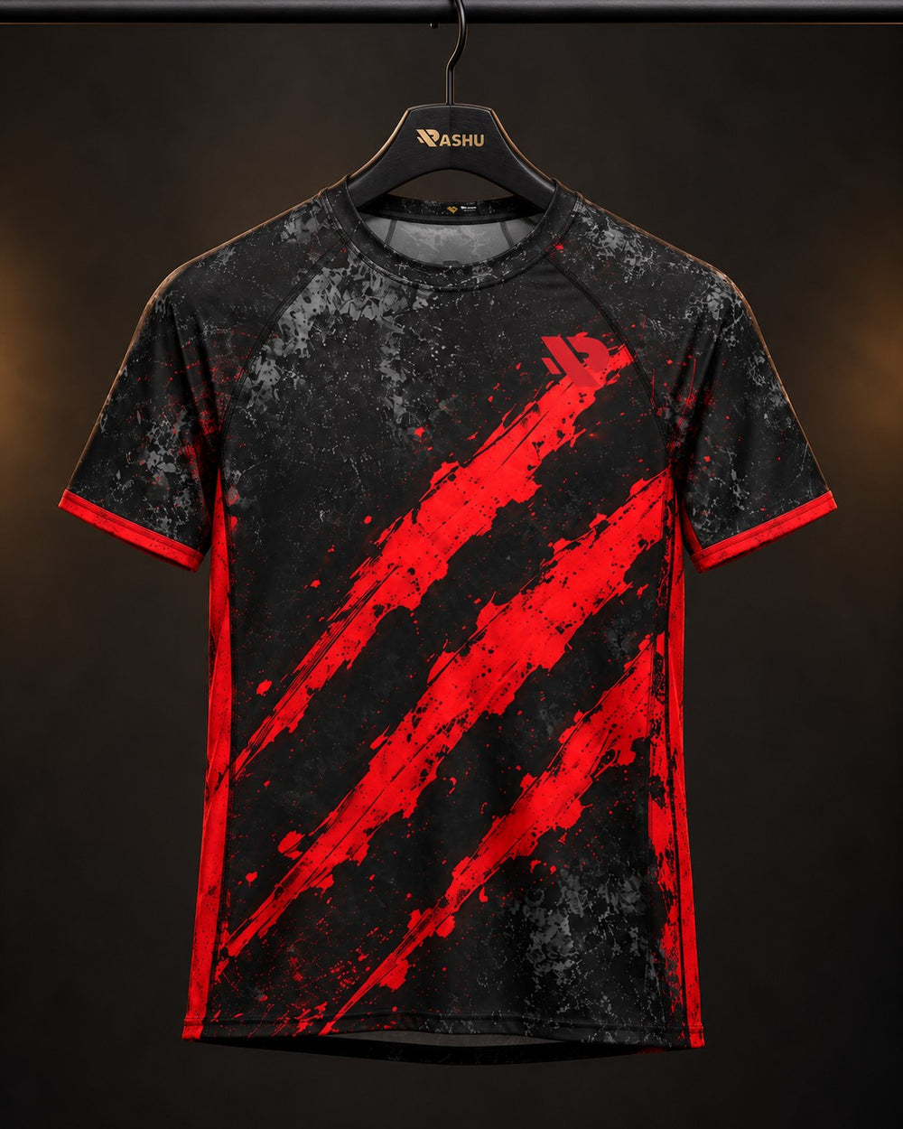 Rash guard Griffes Blood manches courtes homme