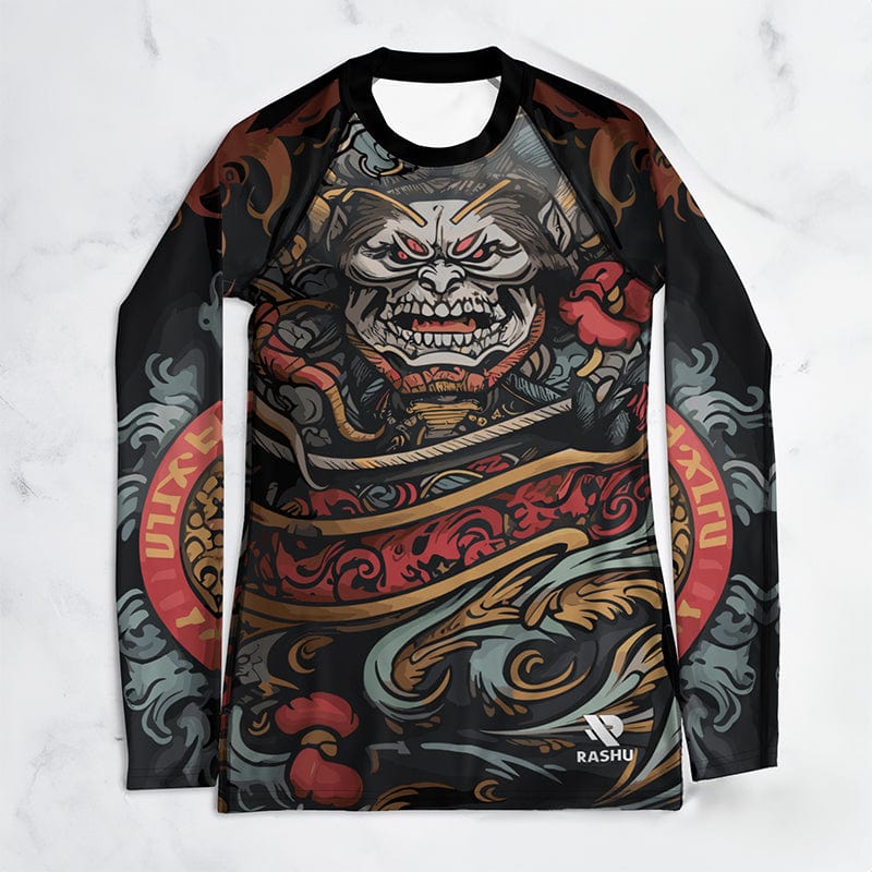 Mask Rash Guard - Women