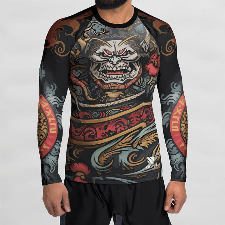 Rashguard Oni Tribale - Homme Votre Rash Guard, Votre Mérite | Rashu