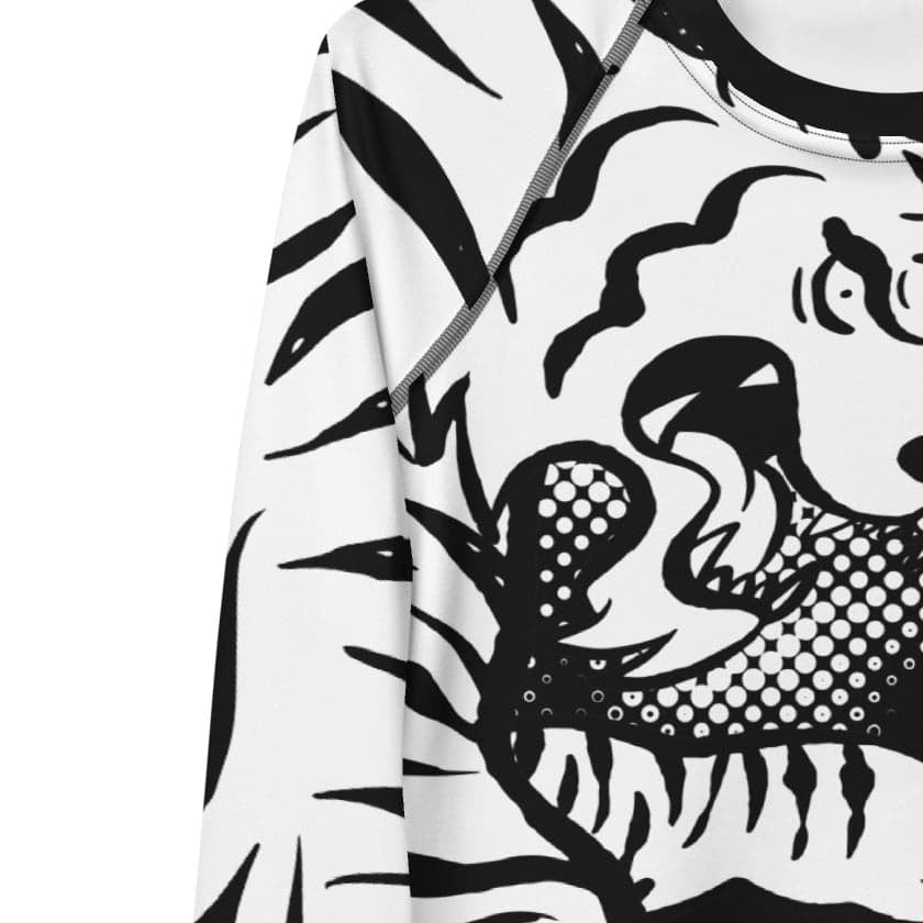 Gros plan sur l'épaule et la couture plate