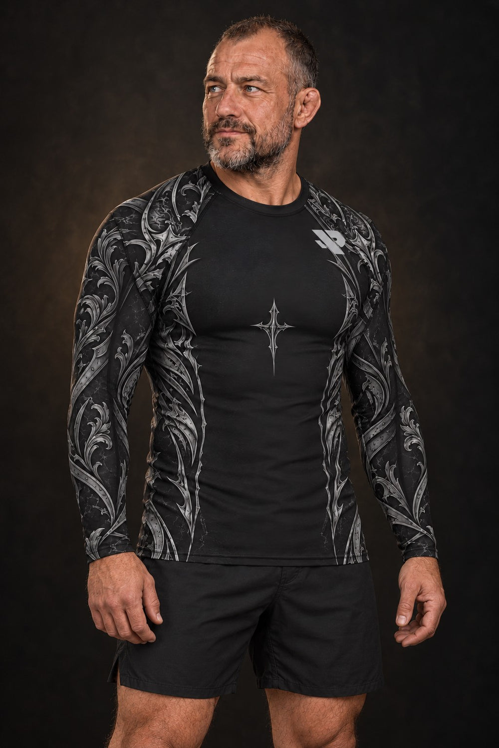 Rash guard Armure de Dieu manches longues homme