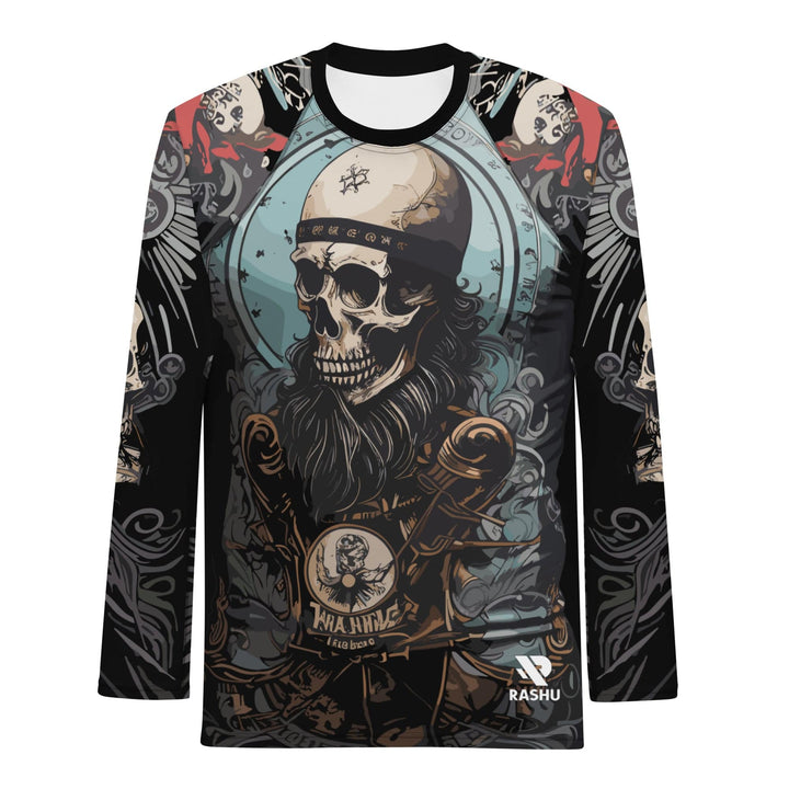 Rashguard Crane de Pirate - Homme Votre Rash Guard, Votre Mérite | Rashu