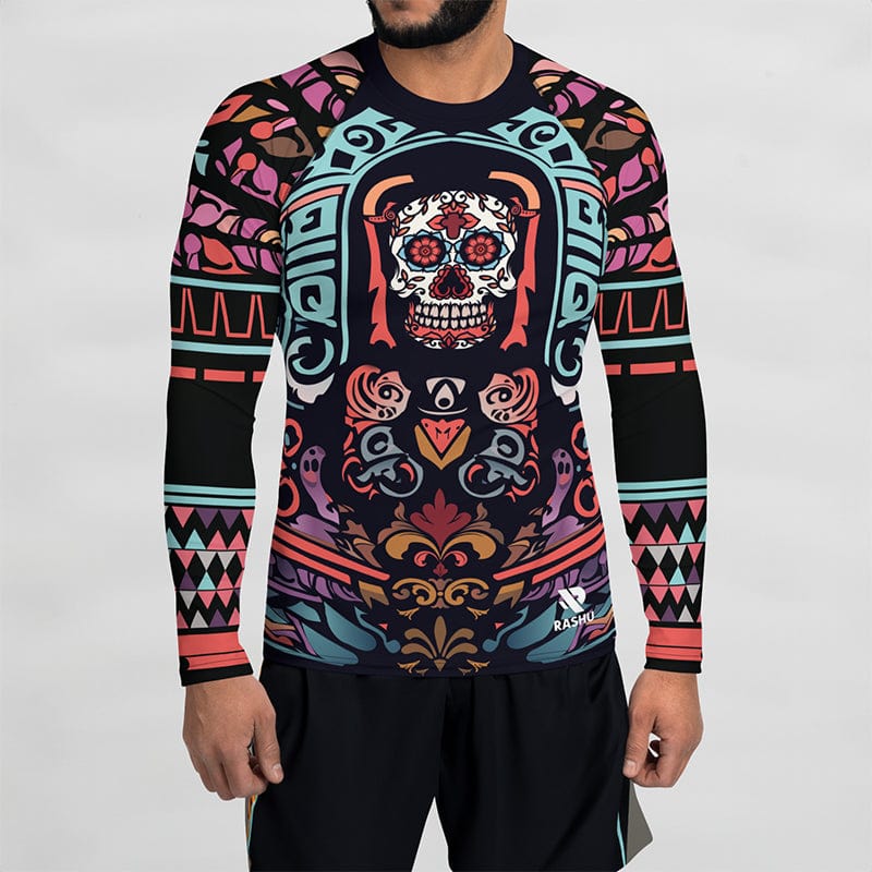 Dia de los Muertos Rash Guard - Men