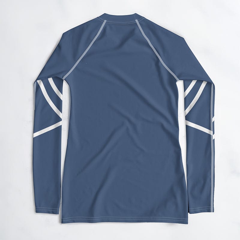 Rashguard Enseigne BJJ Bleu et Blanc - Femme Votre Rash Guard, Votre Mérite | Rashu