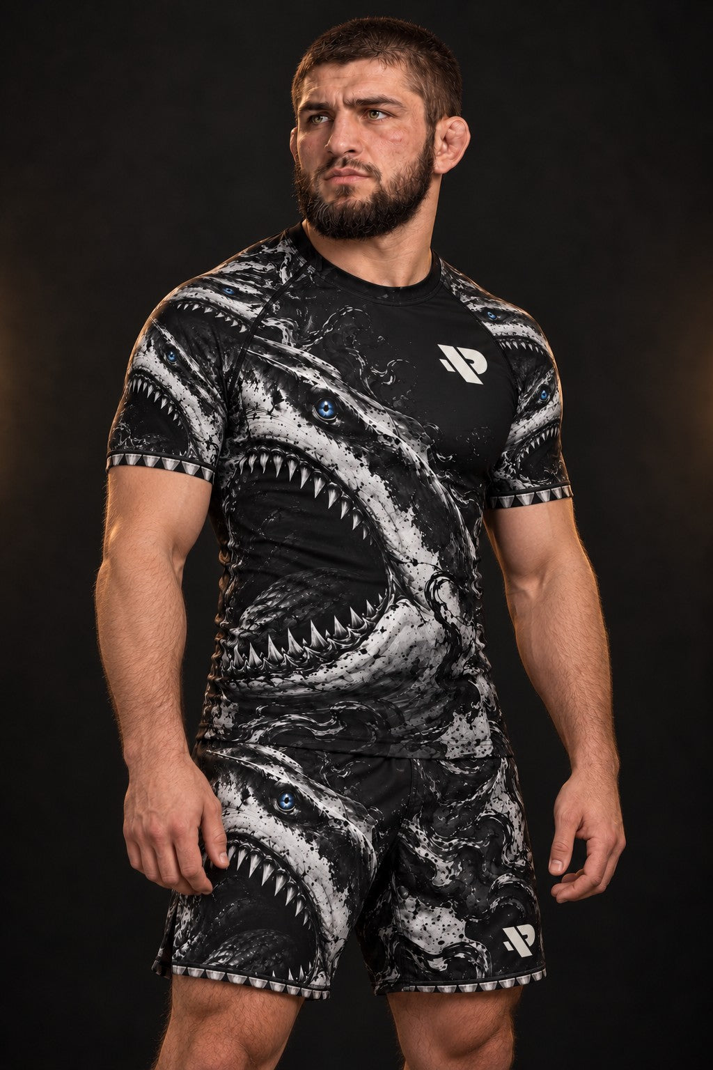 Rash guard Grand Blanc manches courtes homme