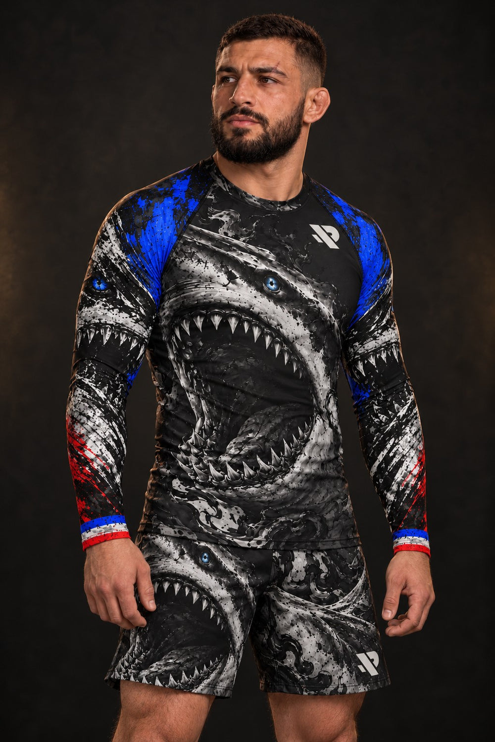 Rash guard Grand Blanc manches longues homme