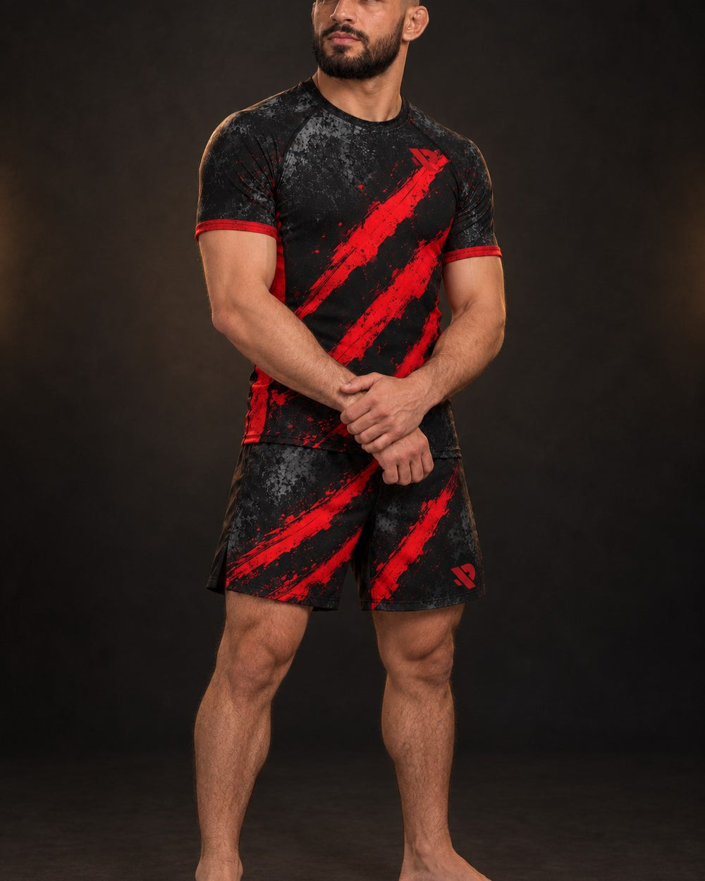 Rash guard Griffes Blood manches courtes homme