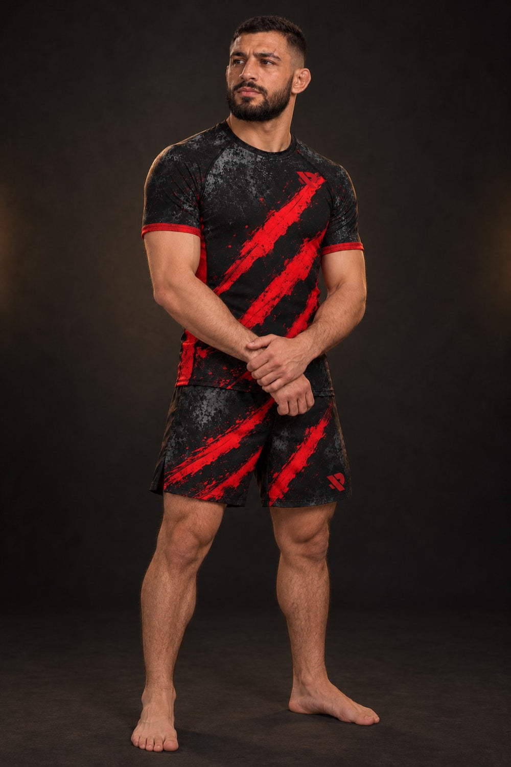 Rash guard Griffes Blood manches courtes homme
