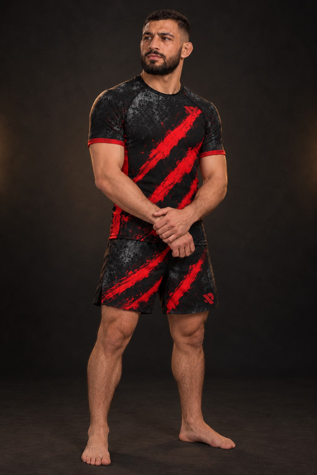 Rash guard Griffes Blood manches courtes homme
