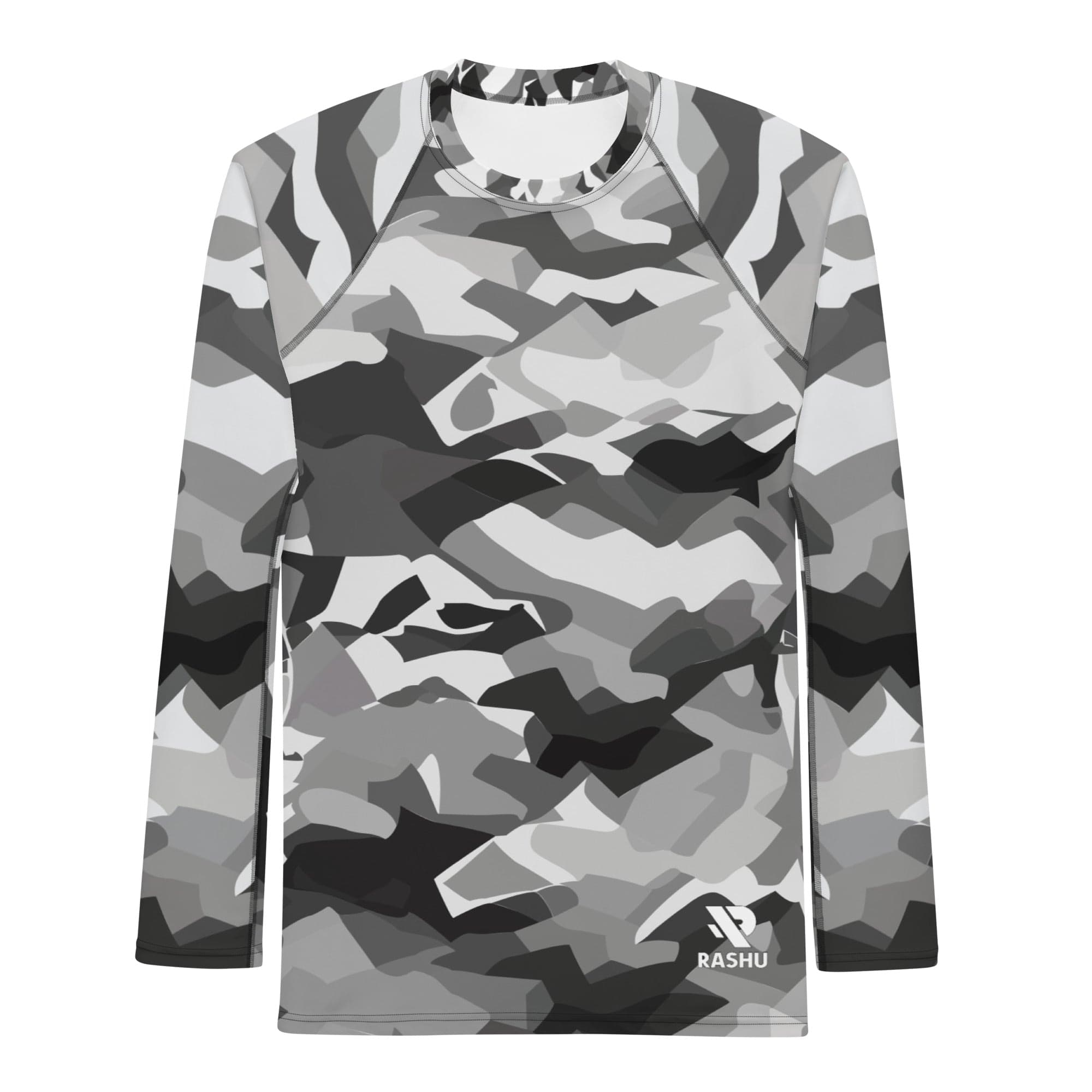 Rashguard Gris Camouflage - Homme Rashu | Shop de Rash Guards Numéro 1