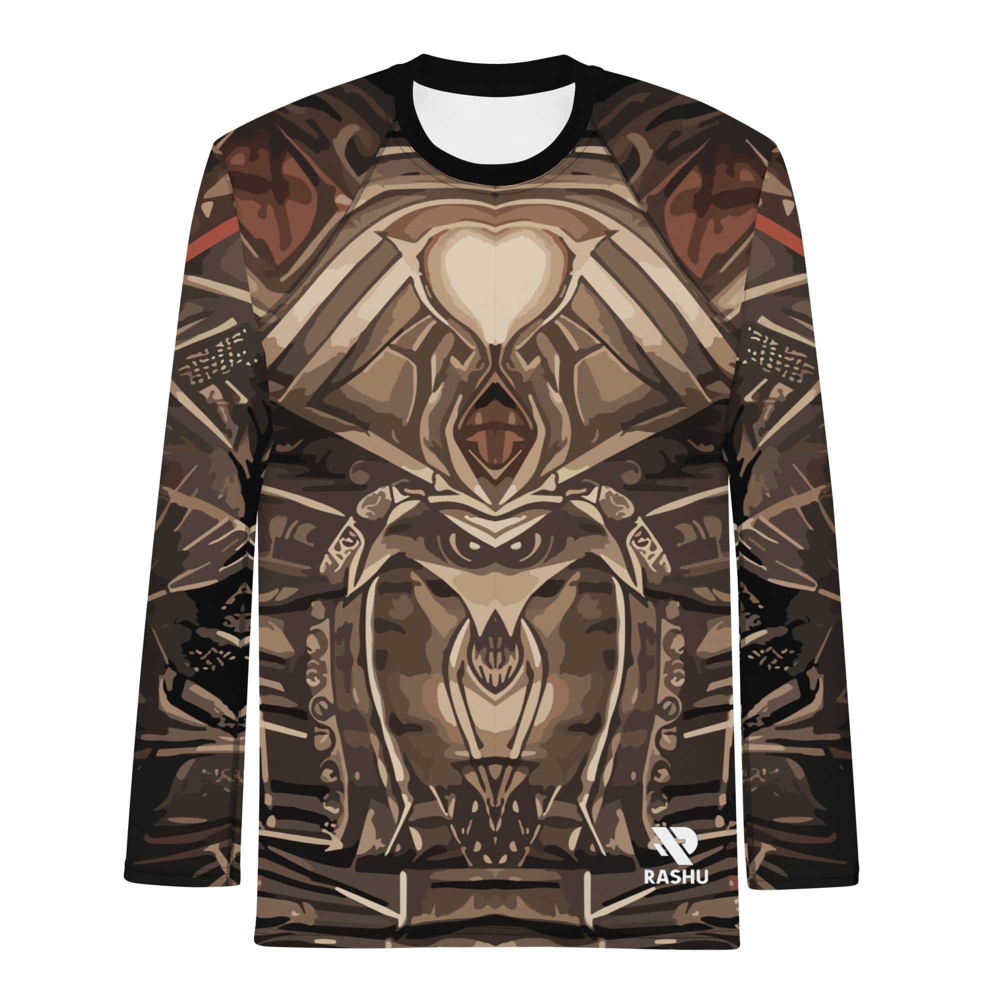 Rashguard Guerrier Sombre - Homme Votre Rash Guard, Votre Mérite | Rashu