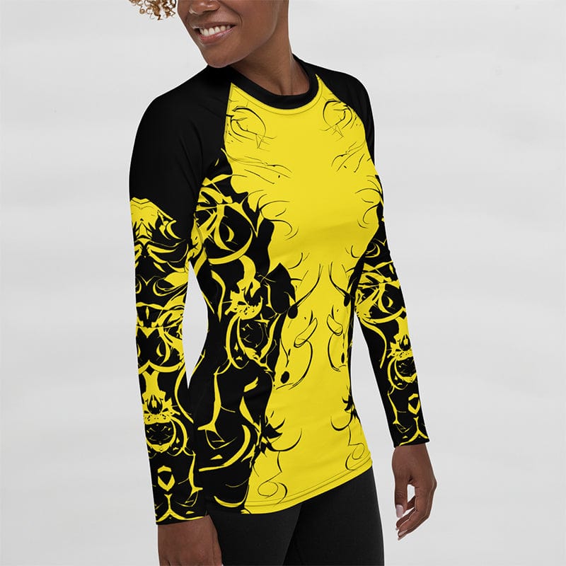 Golden Rash Guard - Women