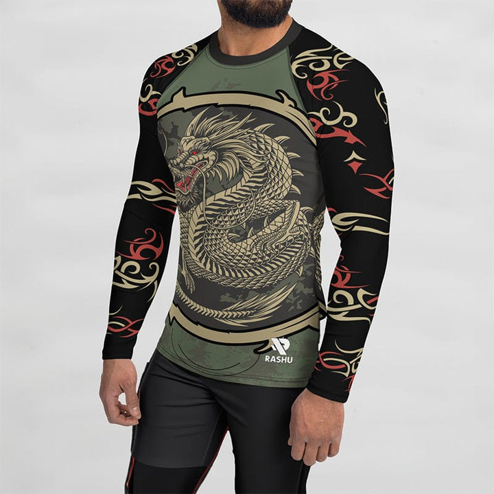 Rashguard Millénaire Dragon - Homme Rashu | Shop de Rash Guards Numéro 1