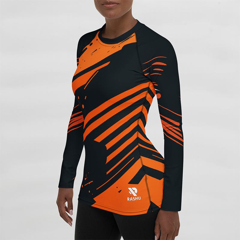 Orange Compression Shirt - Women
