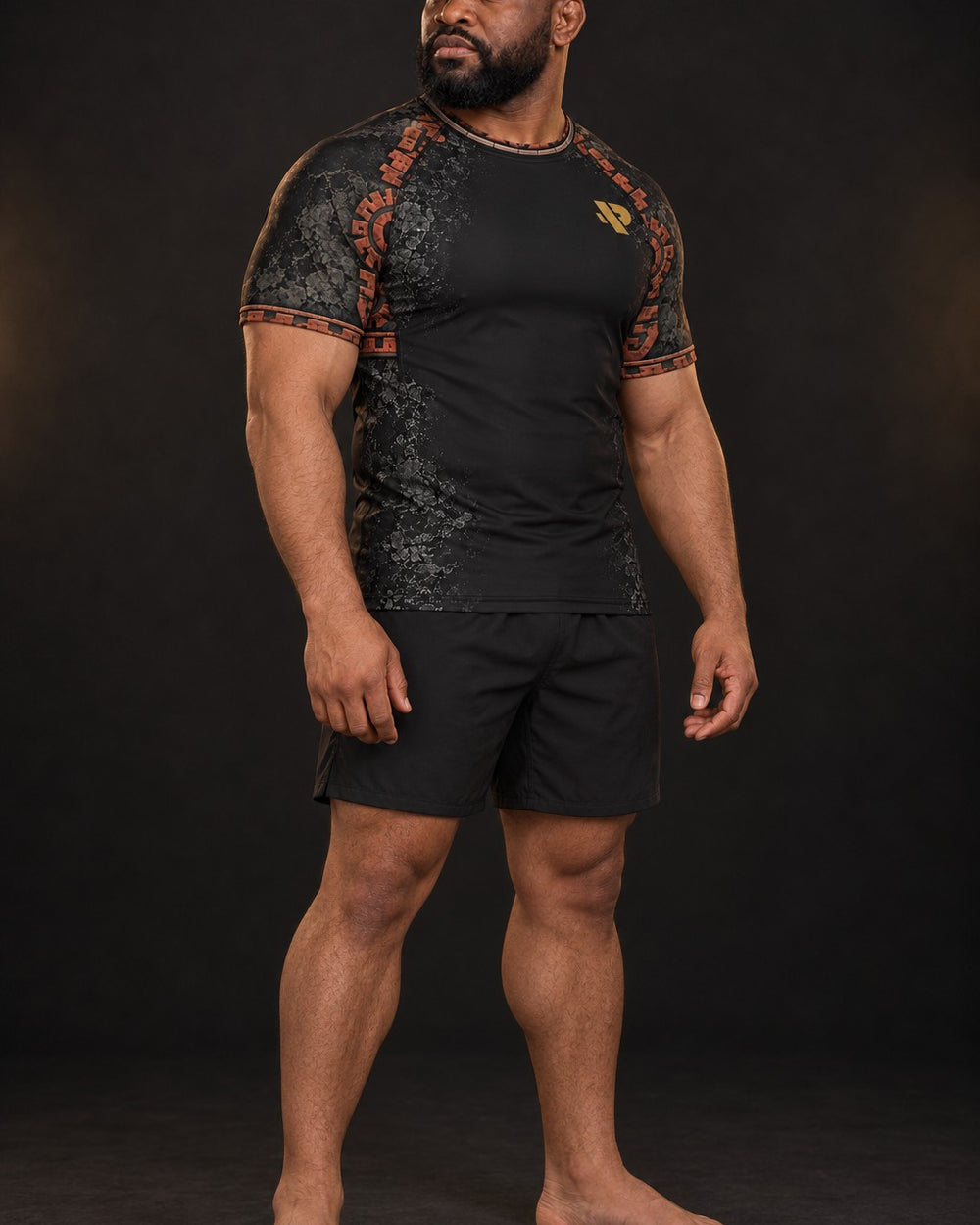Rash guard Pierre du Soleil manches courtes homme