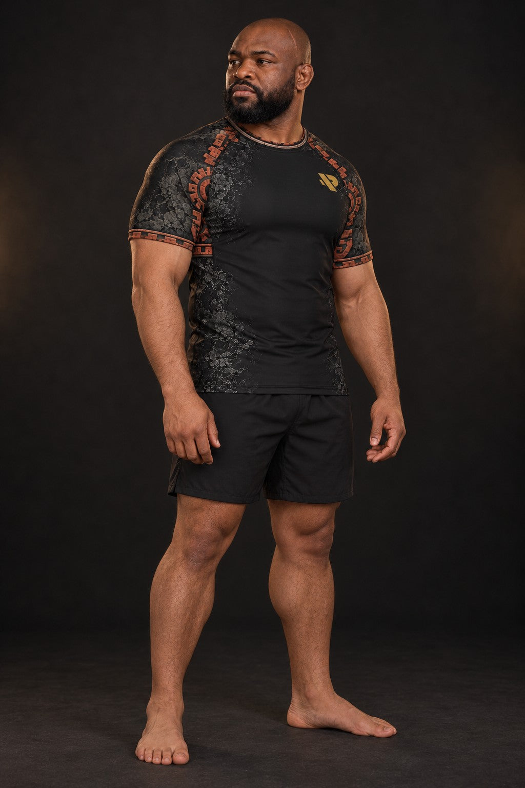 Rash guard Pierre du Soleil manches courtes homme