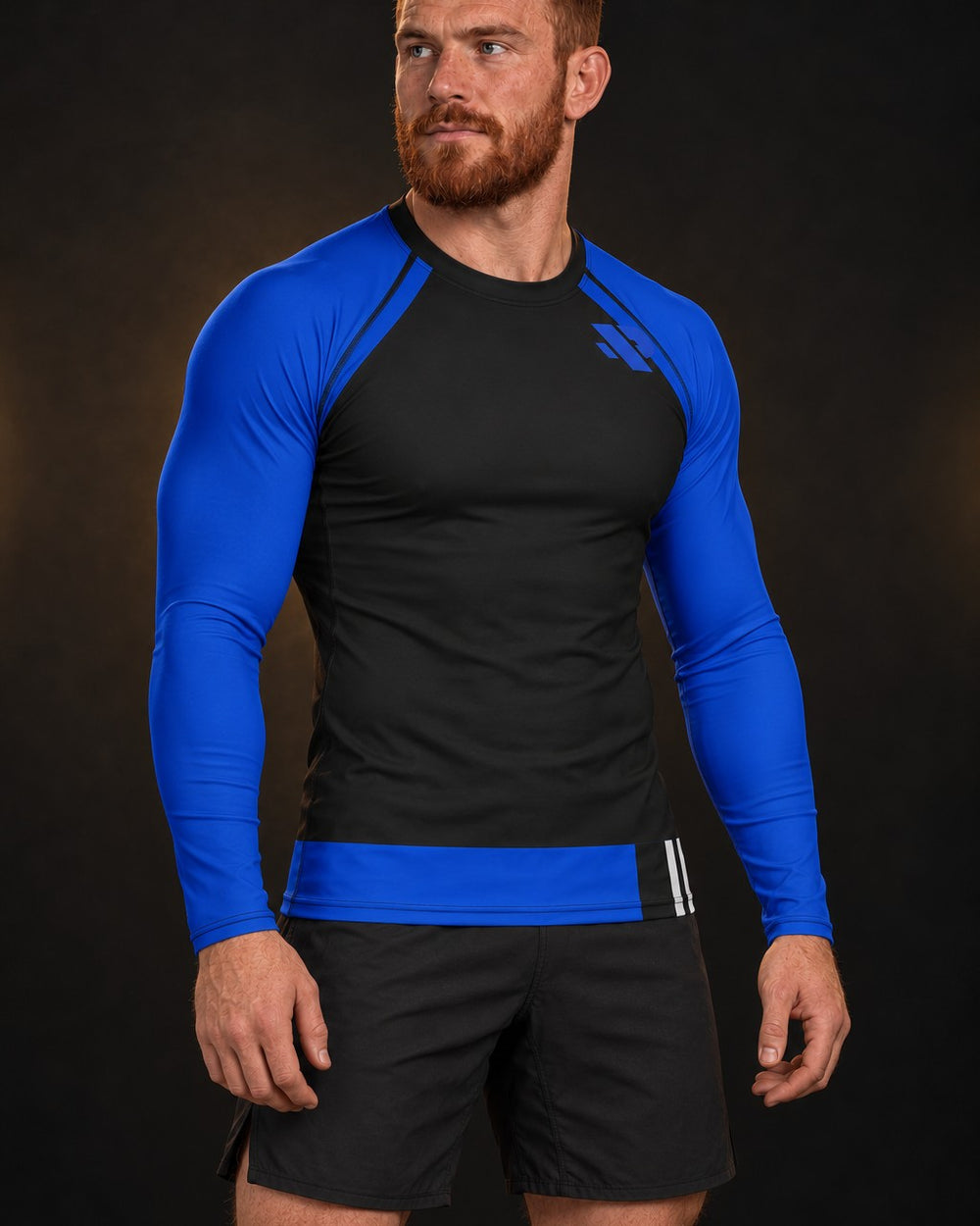 Rash guard Ranked Ceinture Bleue manches longues homme