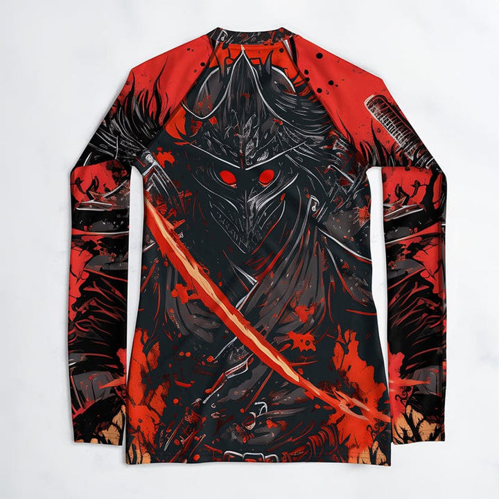 Rashguard Samouraï Rouge - Femme Votre Rash Guard, Votre Mérite | Rashu