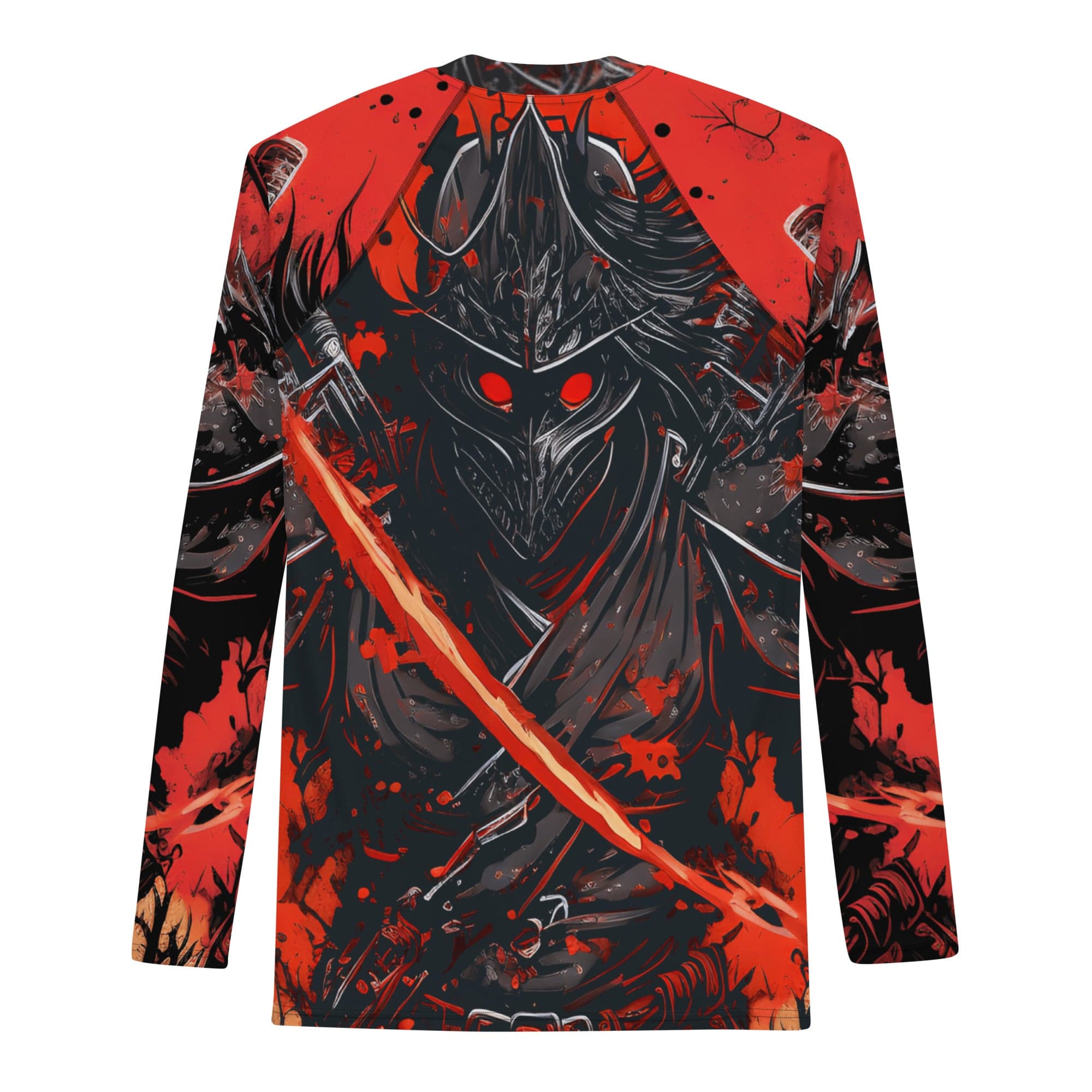 Rashguard Samouraï Rouge - Homme Votre Rash Guard, Votre Mérite | Rashu