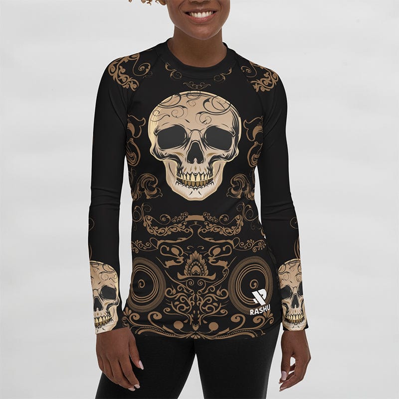 Skull MMA Rash Guard - Women