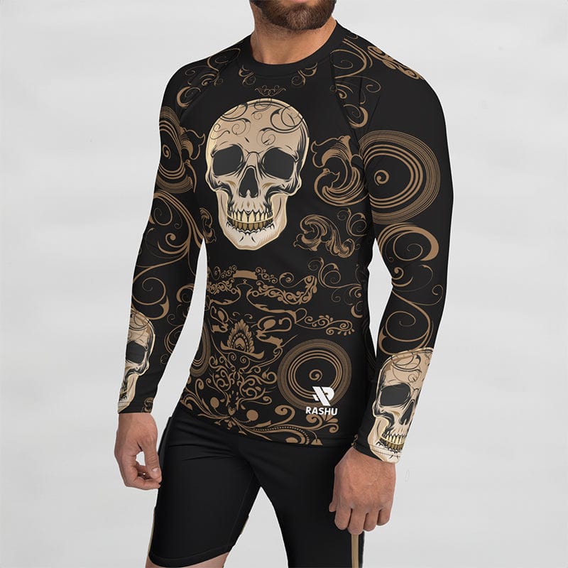 Santa Muerte Rash Guard - Men