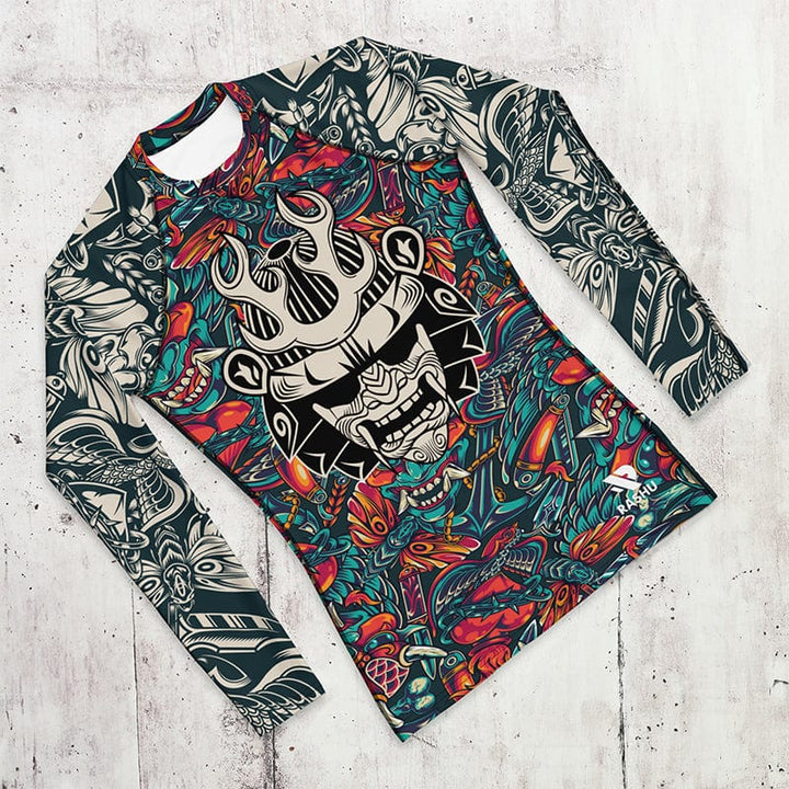 Rashguard Tiki Tribal - Homme Rashu | Shop de Rash Guards Numéro 1