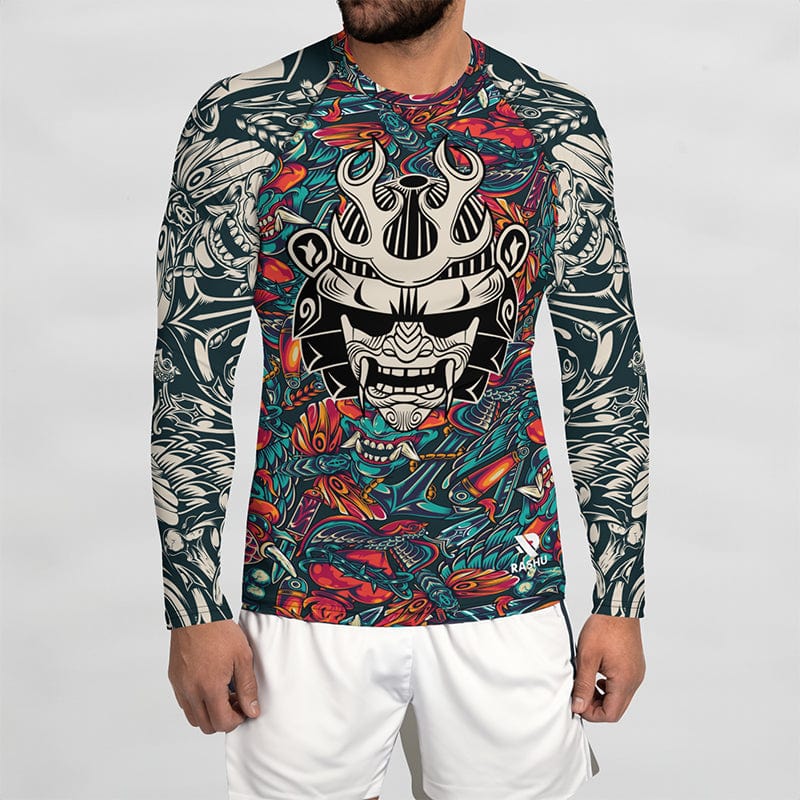 Tribal Tiki Rash Guard - Men