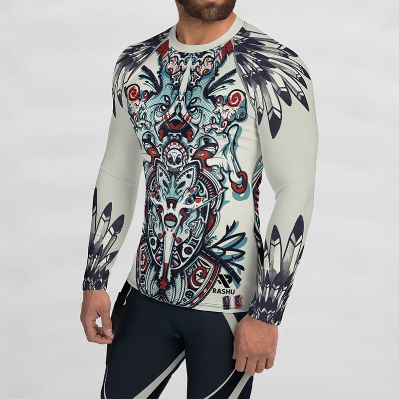 White Rash Guard - Men