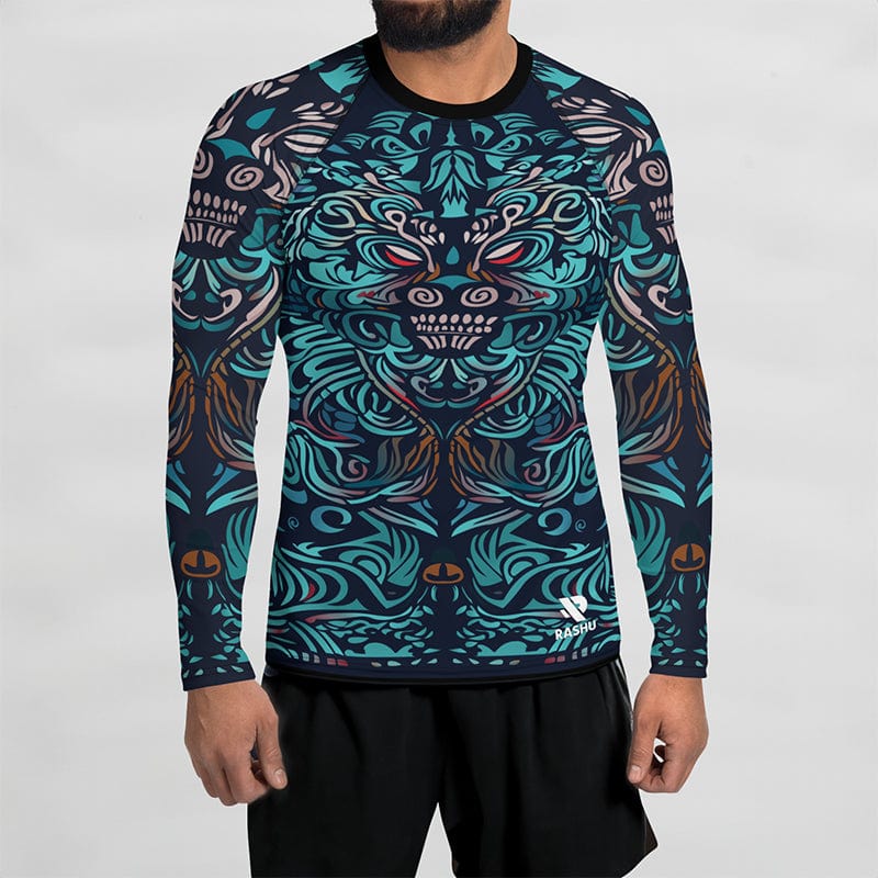 Blue Rash Guard - Men